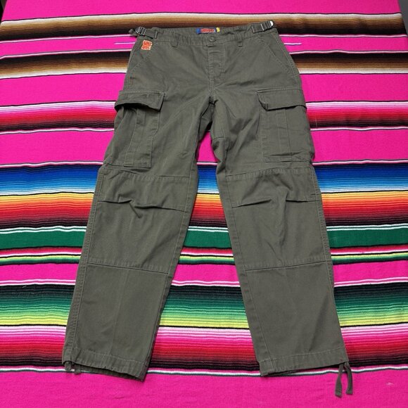 Empyre Cargo Pants Men's 28 (Fit 30x28) Green Baggy Skater Loose Military Zumiez - Picture 1 of 7